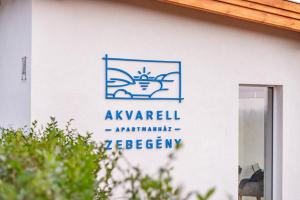 Certifikát, ocenenie alebo iný dokument vystavený v ubytovaní Akvarell Apartmanház