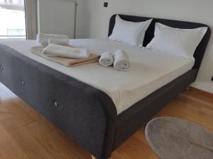 Krevet ili kreveti u jedinici u objektu Luxury Living Athens
