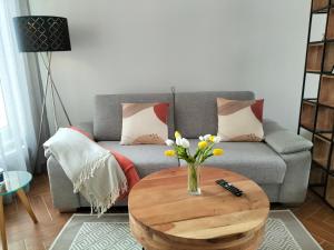 Część wypoczynkowa w obiekcie Sakura Studio Apartment
