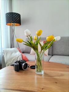 Część wypoczynkowa w obiekcie Sakura Studio Apartment