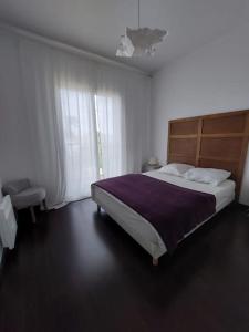 Łóżko lub łóżka w pokoju w obiekcie Belle villa contemporaine