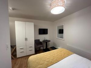 Postel nebo postele na pokoji v ubytování Hotel & Restaurant Hasenstrick