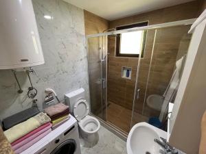 Koupelna v ubytování Vila Mana