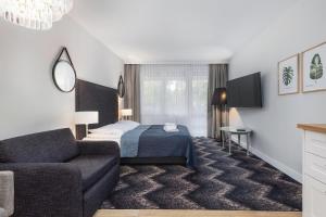 Posteľ alebo postele v izbe v ubytovaní Aparthotel Etna
