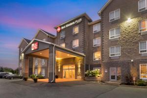 eine Darstellung der Vorderseite eines Hotels in der Unterkunft BEST WESTERN PLUS Saint John Hotel & Suites in Saint John