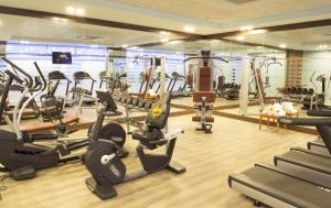 Fitness centrum a/nebo fitness zařízení v ubytování Mariana Hotel Erbil
