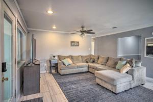 A seating area at Family-Friendly Baton Rouge Abode with Patio!