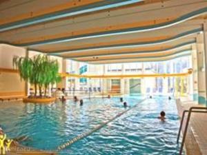 The swimming pool at or close to Chalet in Kötschach by Ski Slopes
