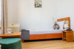 Postel nebo postele na pokoji v ubytování Hotel Sir Lujerului