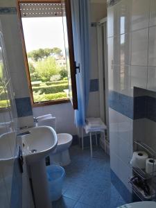 Koupelna v ubytování Hotel Elizabeth