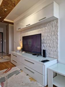 TV a/nebo společenská místnost v ubytování Apartment Lasta