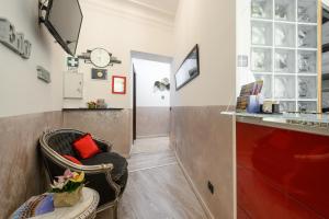 TV a/nebo společenská místnost v ubytování Cola Di Rienzo Suite Guest House