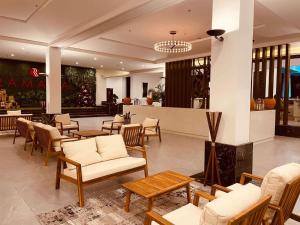 Posezení v ubytování Ramada by Wyndham St Kitts Resort