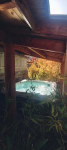 Bazén v ubytování Appartement au rez de jardin d'une villa Mexicaine avec jacuzzi nebo v jeho okolí
