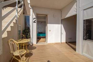 Balkón alebo terasa v ubytovaní Saija Apartment