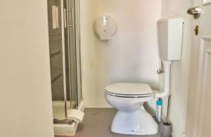 Koupelna v ubytování Ljmonade Hostel