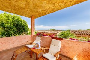 Balkón nebo terasa v ubytování Sant'Elmo Beach Hotel