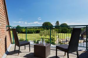 Balkón nebo terasa v ubytování Ufford Park Resort
