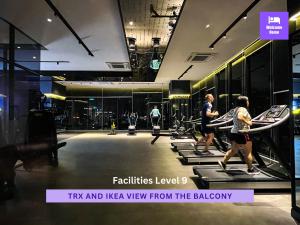 Fitness centrum a/nebo fitness zařízení v ubytování Continew Residences TRX Lux Pool View