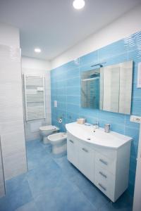 Koupelna v ubytování Hotel da Alfredo