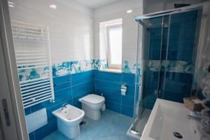 Koupelna v ubytování Hotel da Alfredo