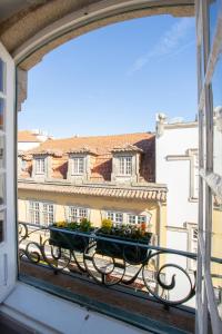 Uma varanda ou terraço em VisHostel