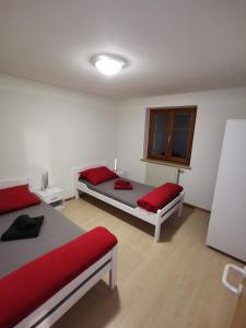 Postel nebo postele na pokoji v ubytování S12 Dornbirn, Vorarlberg Apartments