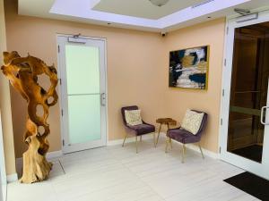 Area soggiorno di The New View Inn
