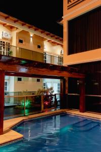 Bazén v ubytování HAUER HOTEL nebo v jeho okolí