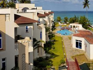 an aerial view of a resort with a swimming pool at Azul Margarita Beach Resort in Bamburi