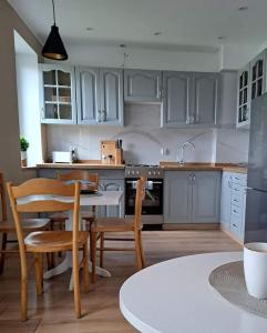 Kuchyňa alebo kuchynka v ubytovaní Apartamenty i Pokoje Piaskowy Mak