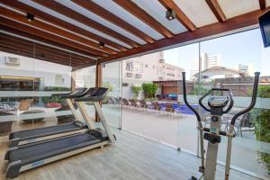 Gimnasio o instalaciones de fitness de Slim Joinville by Slaviero Hotéis