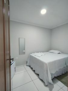 Postel nebo postele na pokoji v ubytování Pousada do Alemão