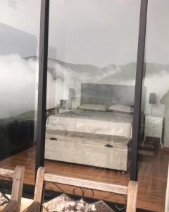 Krevet ili kreveti u jedinici u objektu Refúgio na montanha