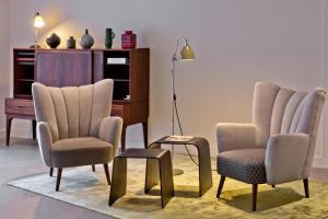 Citadines Sainte-Catherine Brussels的休息区