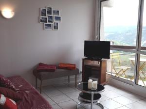 Televízia a/alebo spoločenská miestnosť v ubytovaní Appartement 3 pièces, 6-8 pers, pied des pistes - Balcon de Villard, Villard-de-Lans - FR-1-689-53