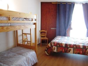 Posteľ alebo postele v izbe v ubytovaní Appartement rénové 6 pers, pied des pistes, Villard-de-Lans - FR-1-689-73