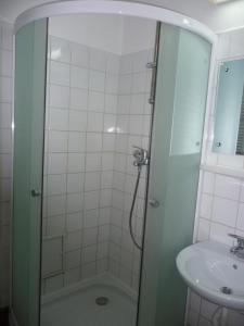 Koupelna v ubytování Vila Diakonia