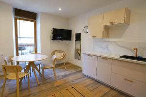 Kuchnia lub aneks kuchenny w obiekcie Rêve blanc 2 étoiles à Annecy centre ville et lac