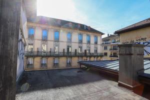Budynek, w którym mieści się apartament