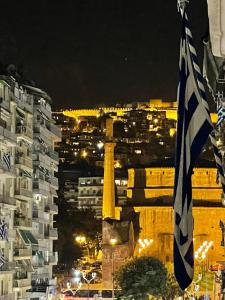 Výhľad na mesto Solún alebo výhľad na mesto priamo z apartmánu