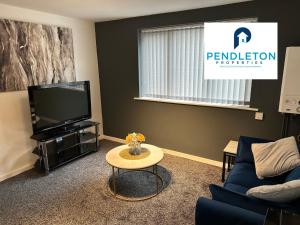 Et tv og/eller underholdning på Cosy Central APT, 10 Min Walk to UCLAN and Library