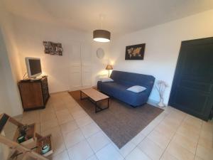 Posteľ alebo postele v izbe v ubytovaní Appartement terrasse centre Nyons + 5 fotografií