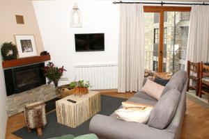 A television and/or entertainment centre at Apartaments Lo Paller