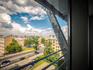 Nespecifikovaný výhled na destinaci Riga nebo výhled na město při pohledu z hotelu