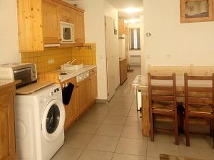 مطبخ أو مطبخ صغير في Appartement plein cœur de vallandry