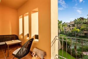 Balkon lub taras w obiekcie Apartamento de 2 dormitorios en Bahía de Alcántara