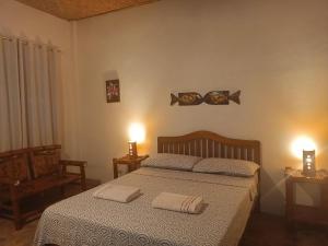 Postel nebo postele na pokoji v ubytování Villa Skanderbeg Guest House