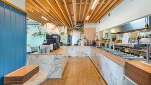 Restauracja lub miejsce do jedzenia w obiekcie Apartamenty Sun & Snow BLUE II