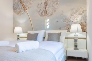Posteľ alebo postele v izbe v ubytovaní Apartament z historią, Klahra MyWeek